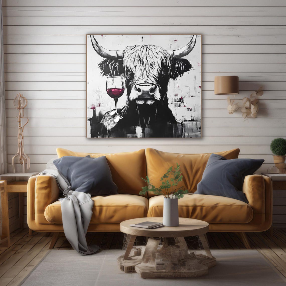 Highland Cow Print, Kitchen Wall Art Poster - Image 4