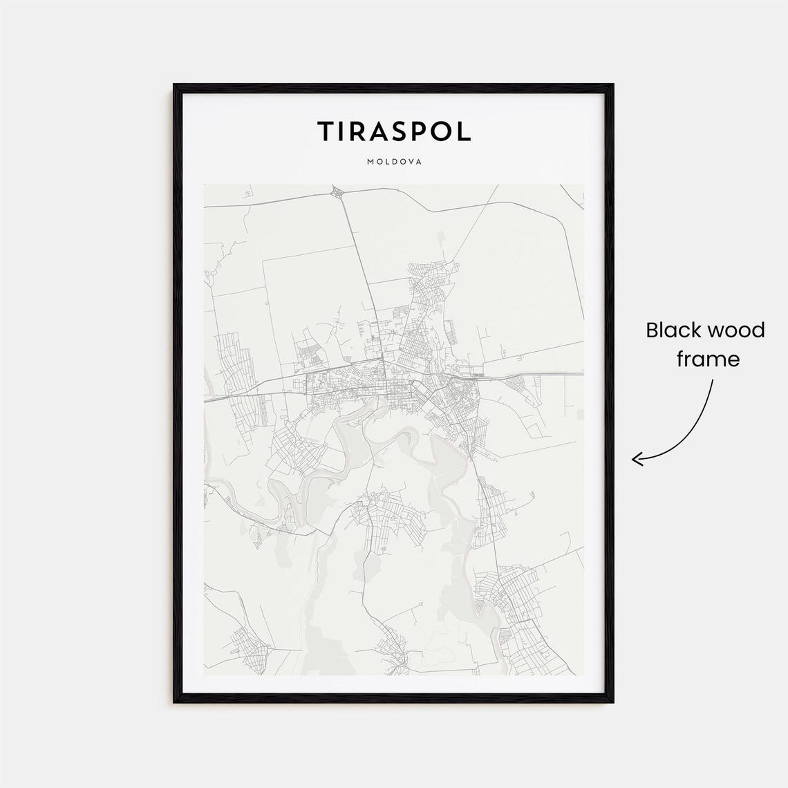 Tiraspol Personalized Map Travel Poster - Image 3