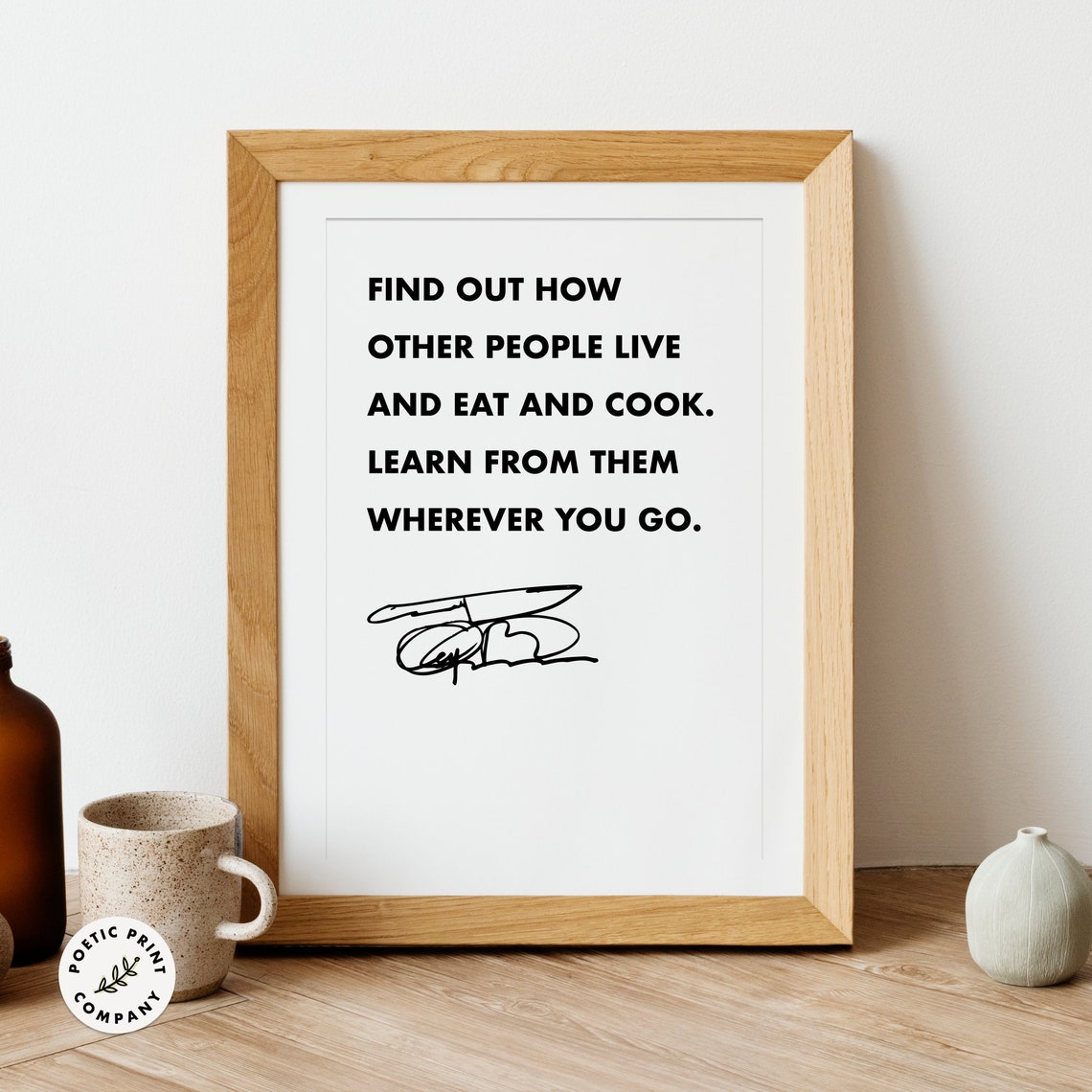 Anthony Bourdain Find Out How Other People Live Eat And Cook Poster