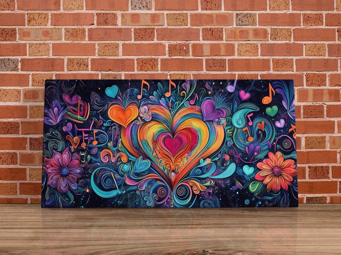 Romantic Heart Symphony, Valentine Wall Decor