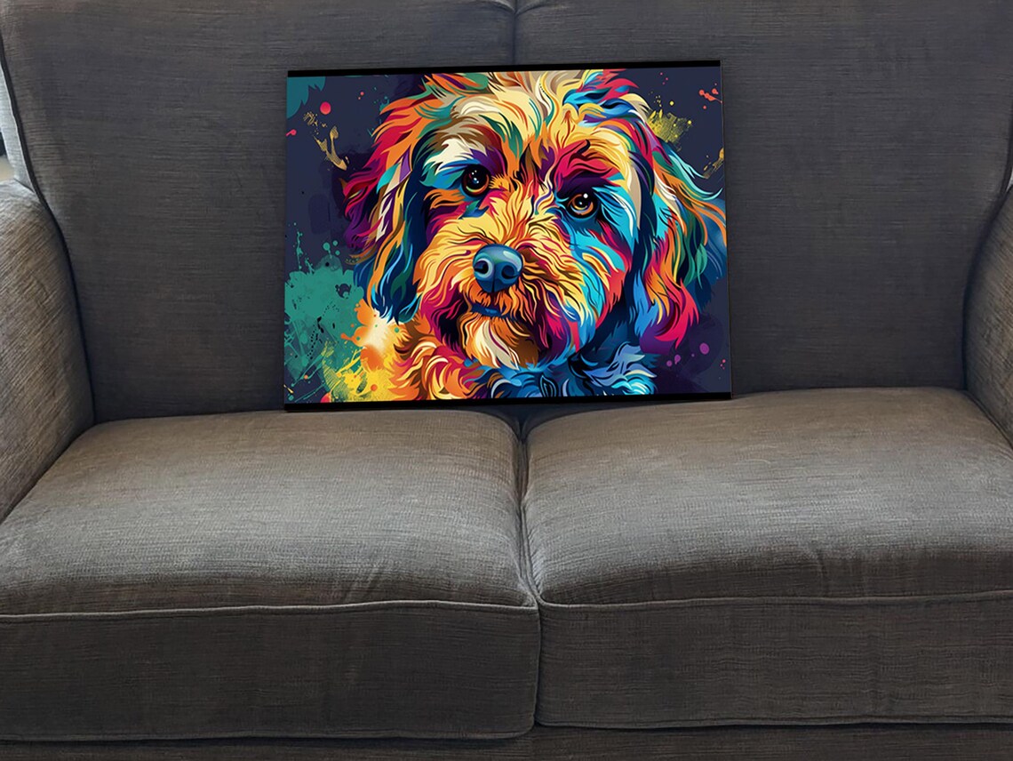 Alebrije Dia De Los Muertos Cockapoo Art Print - Image 5