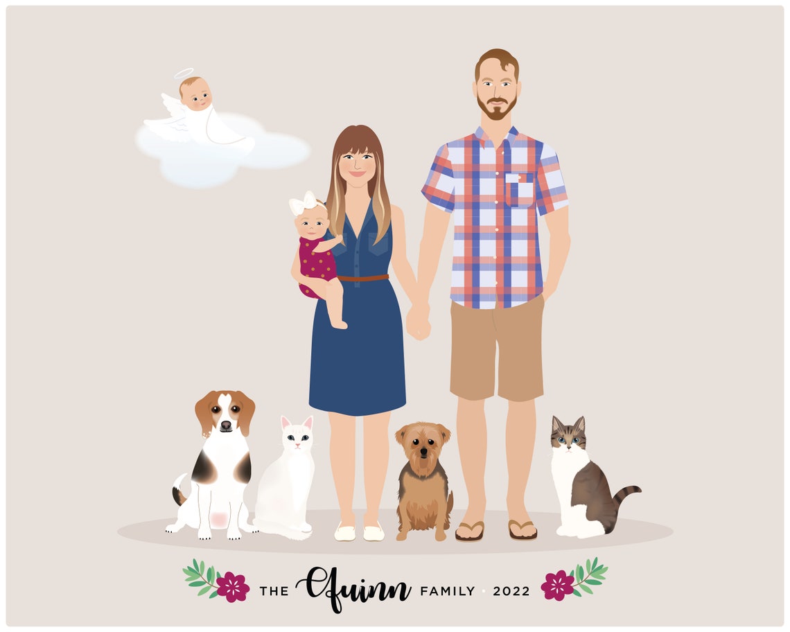 Custom Family Portrait - Image 5