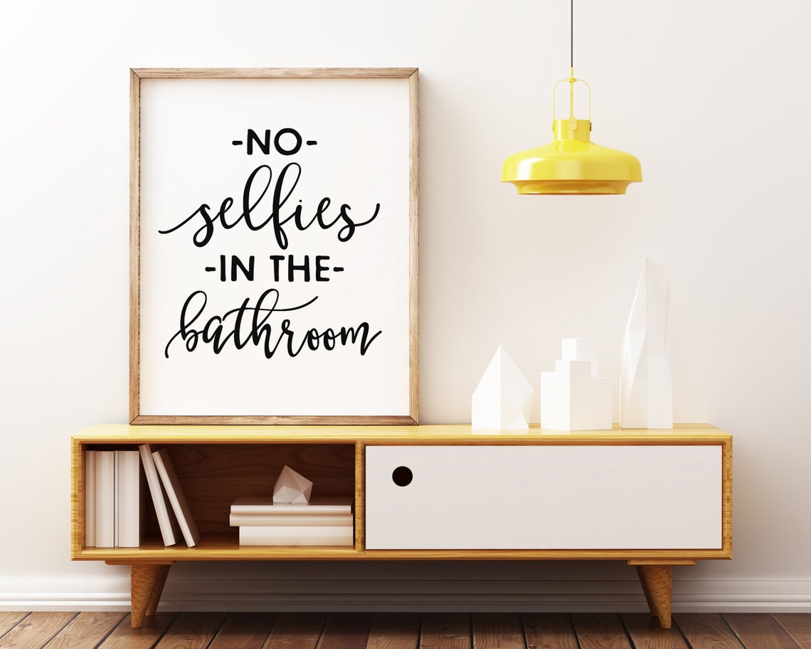 Funny Bathroom Wall Decor Bathroom Prints Printable Wall Art For Bathroom Wall Art Funny Quotes Poster Iloveprintable - Image 2