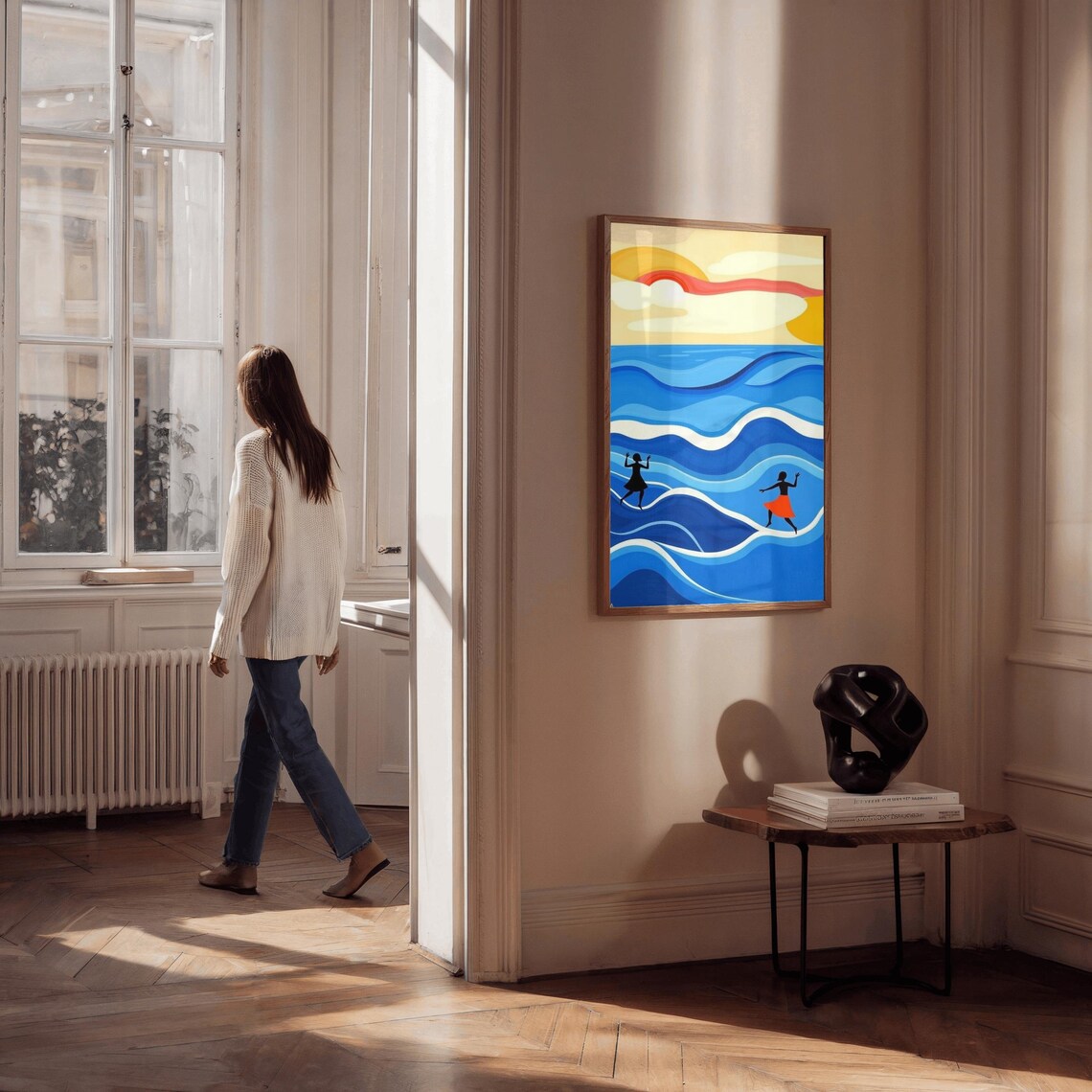 Matisse Inspired Abstract Dance, Modern Decor - Image 2
