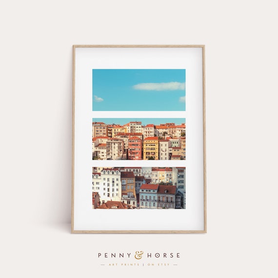 Portugal Architecture Print Wall Art Photography Mediterranean Wall Decor Travel Decor Art