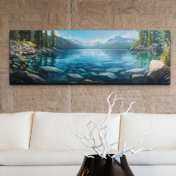 Appalachian Mountain Range Photography Panoramic Scenery Ready To Hang Wall Art Print
