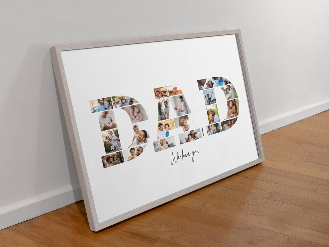 Personalised Dad Photo Collage, Fathers Day Gift - Image 2