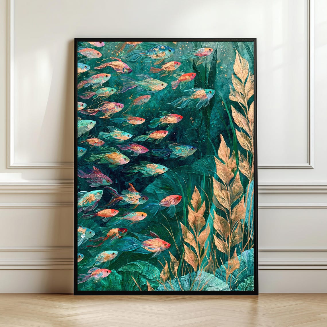 Tropical Aquarium Fish Wall Art Print