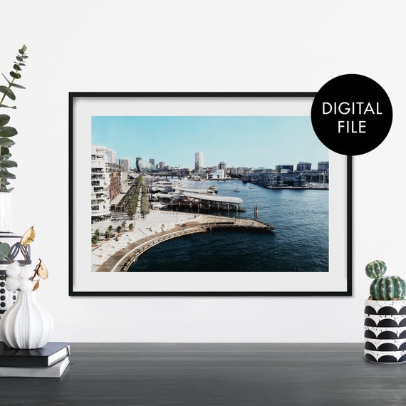 Barangaroo Sydney Australia Print Wall Art At Home File