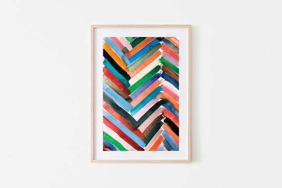Instant Art Geometric Prints Abstract Modern Print Watercolor Prints Wall Art Abstract Art Living Room Prints