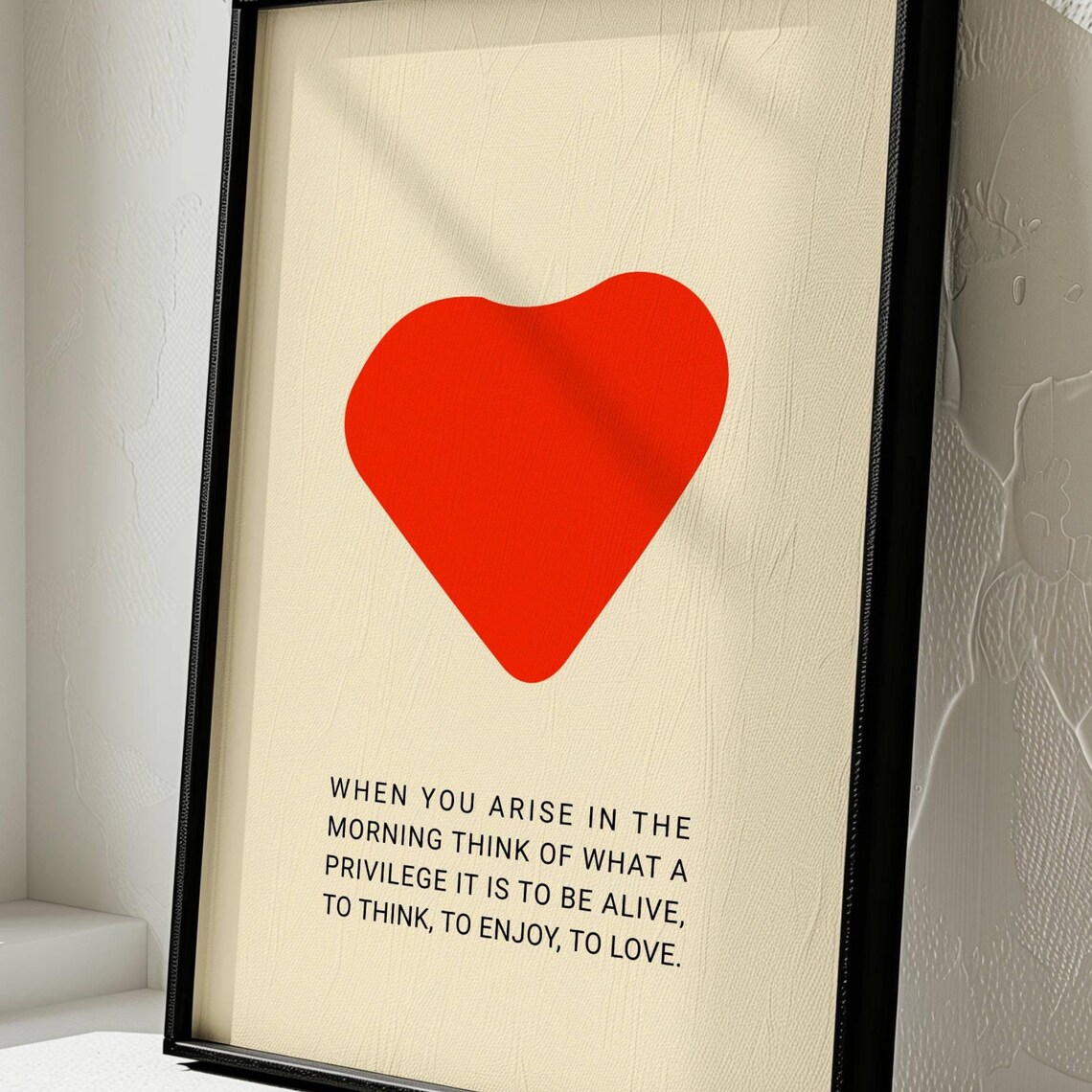Maximalist Love Quote Poster, Modern Eclectic Wall Art
