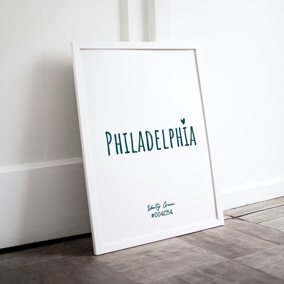 Philadelphia Wall Art Posters Of Philadelphia Typography As Art Philadelphia Poster Trendy Wall Art Art Text Art