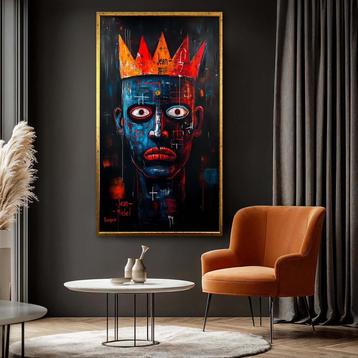 Crown Portrait Painting, Urban Street Art - Image 3