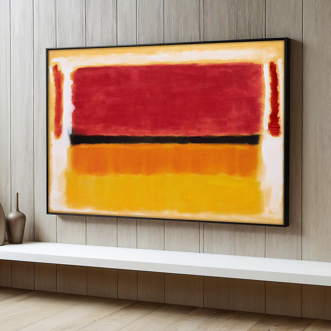 Mark Rothko Red And Yellow Abstract, Art Print