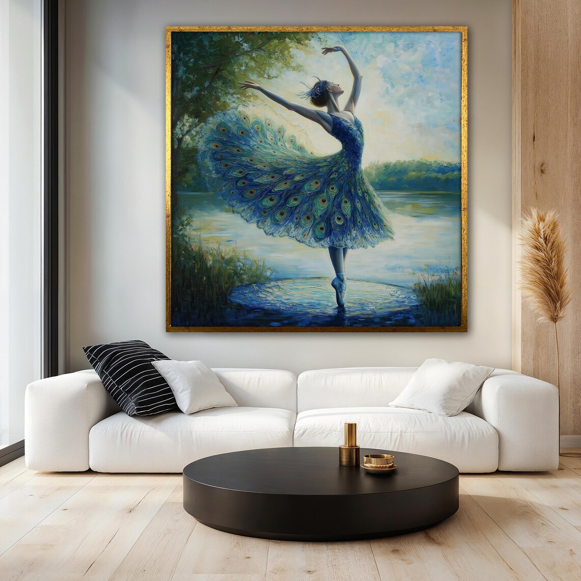 Graceful Ballerina, Elegant Ballet Wall Art Print - Image 3