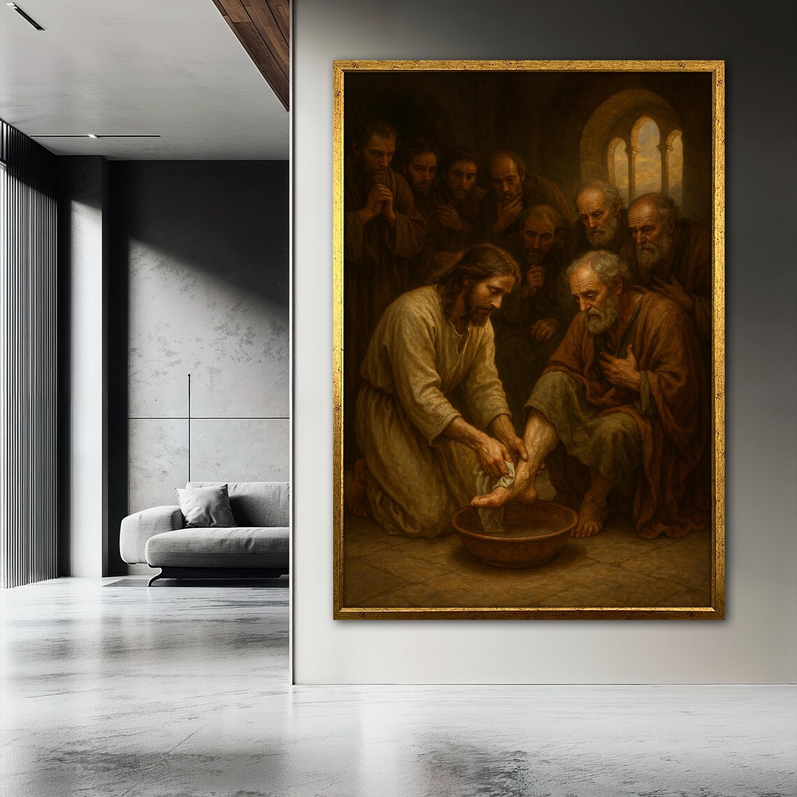 Jesus Washing The Feet Of His Disciples, Christian Art - Image 3