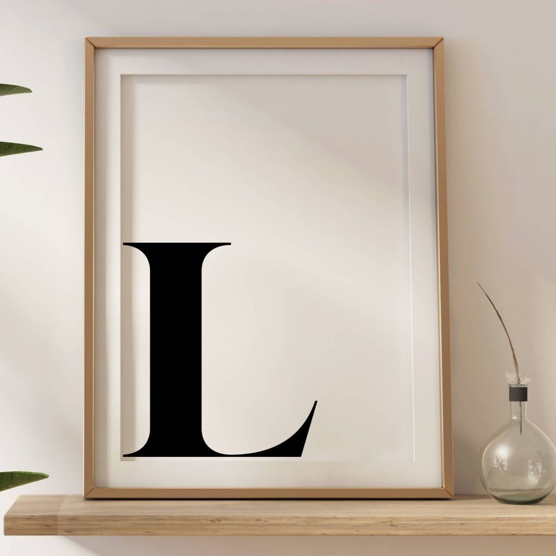 Letter L Minimalist Letter Art, Art Print - Image 5