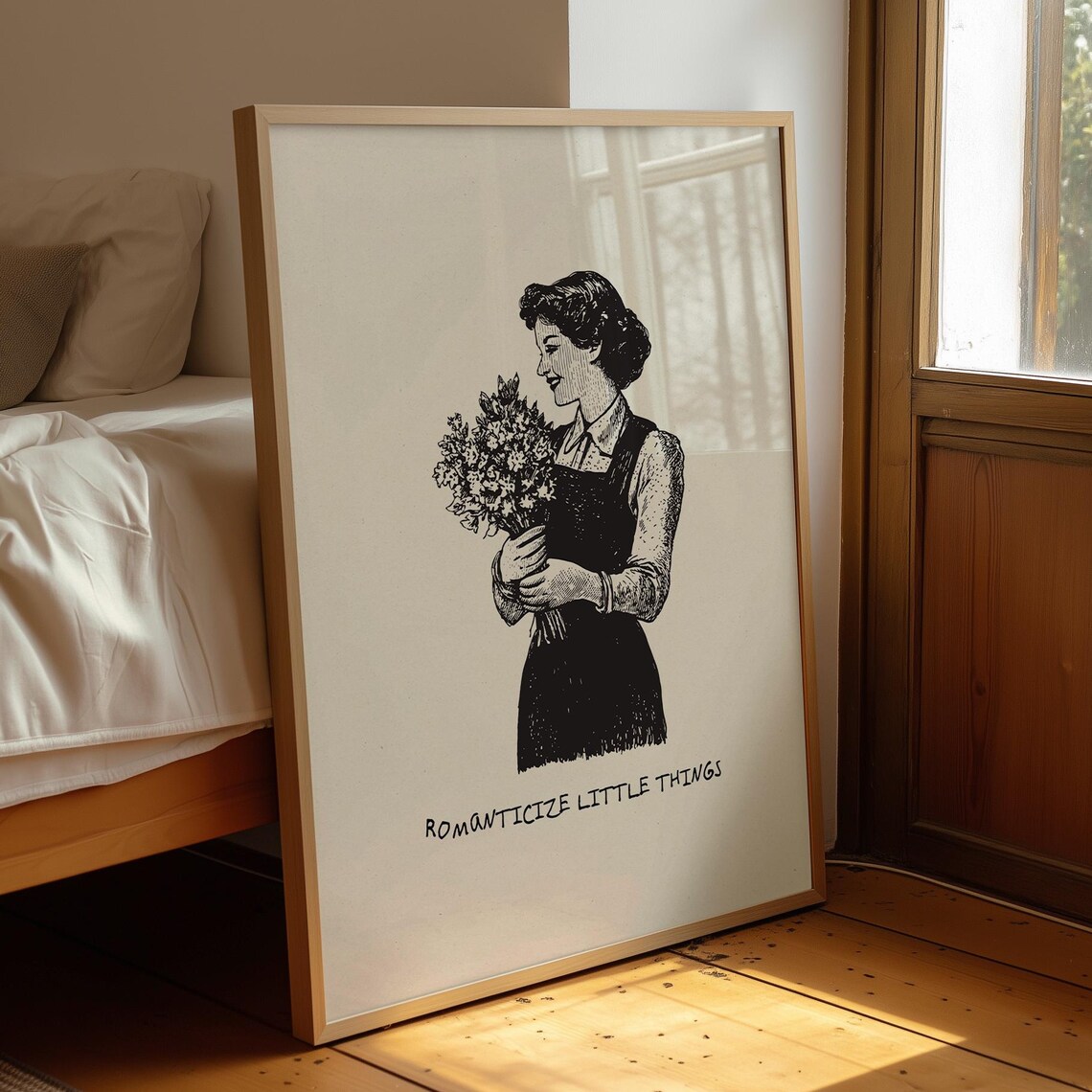 Romanticize Little Things, Feminine Mood Poster