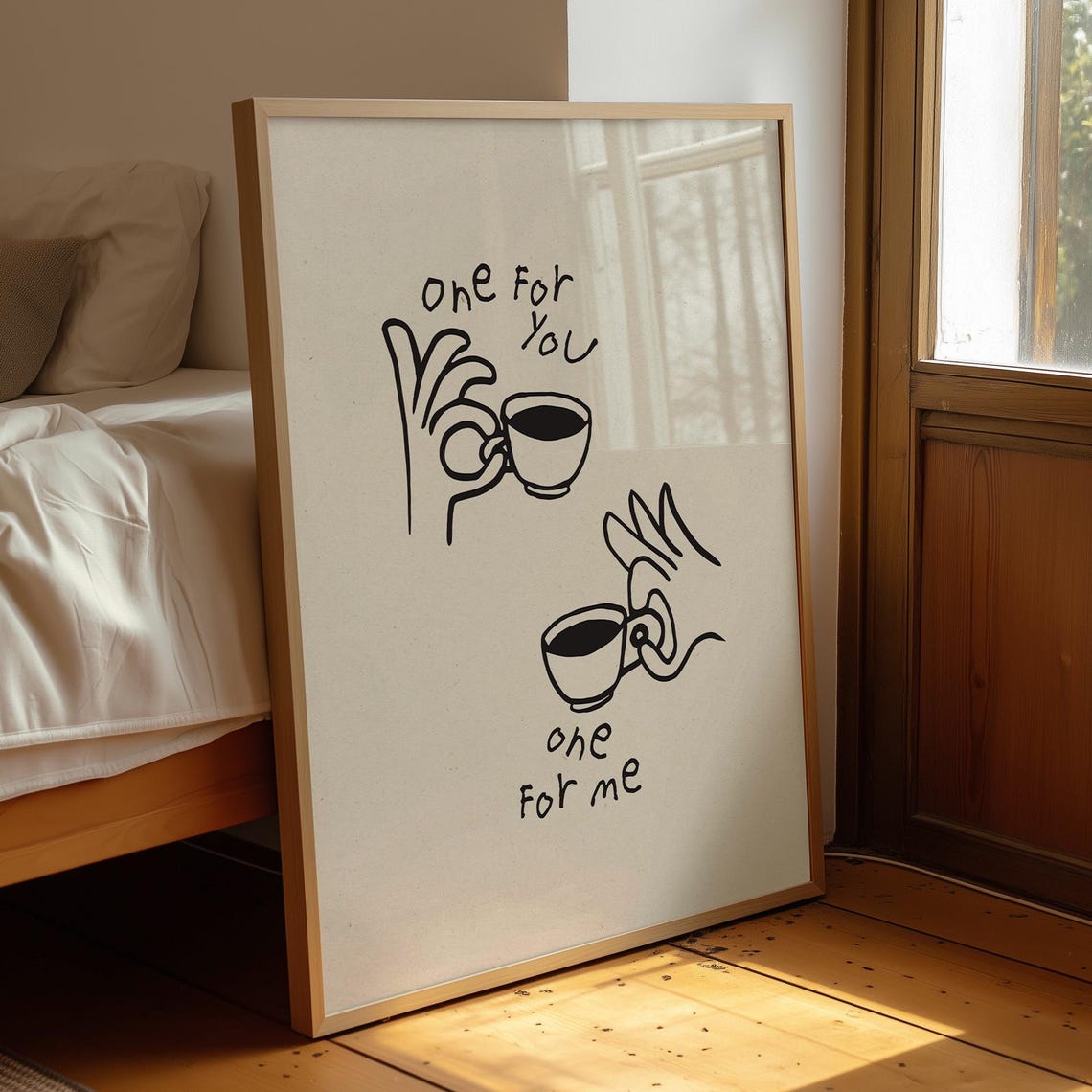 Minimalist Espresso Art Coffee Bar Cafe Style Tiny Kitchen Wall Decor Barista Digital Download