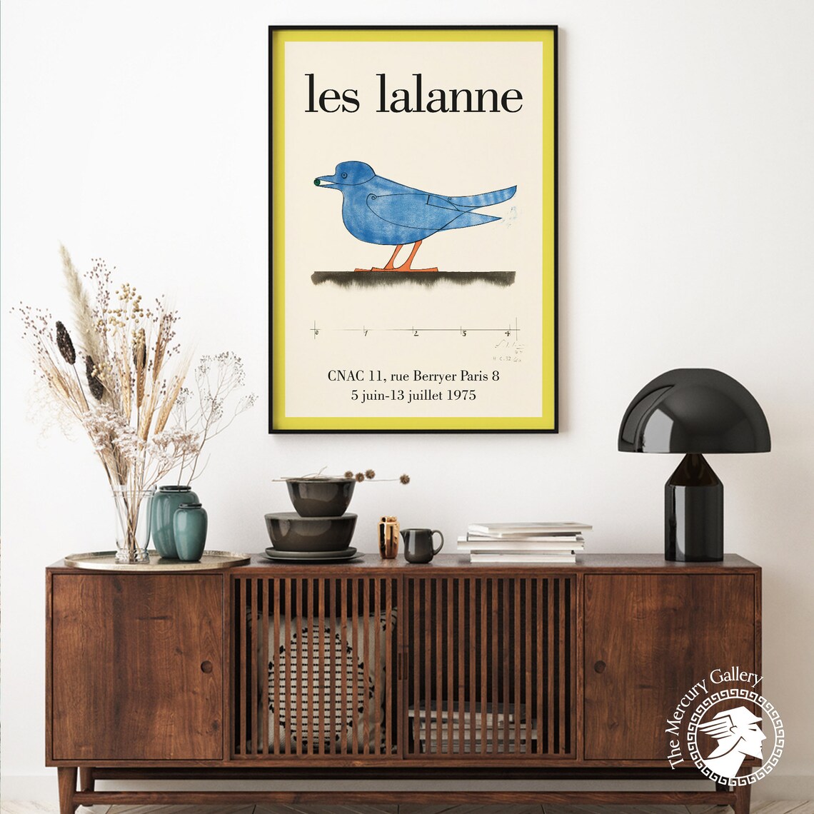 Les Lalanne Exhibition Poster, Paris Vintage Poster - Image 3