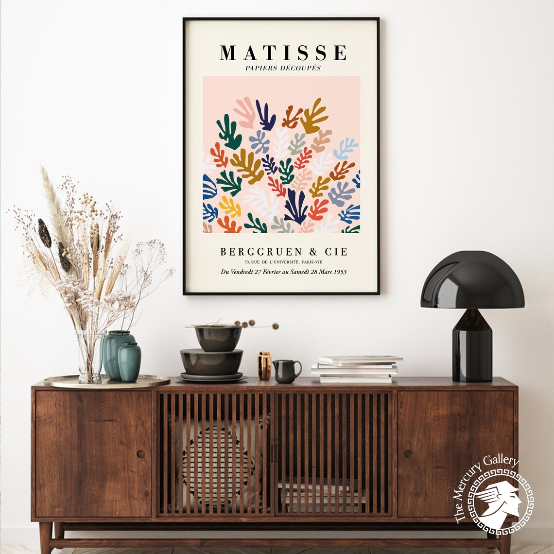Henri Matisse La Gerbe Colorful Flower Cut Outs Paris Exhibition Poster - Image 6