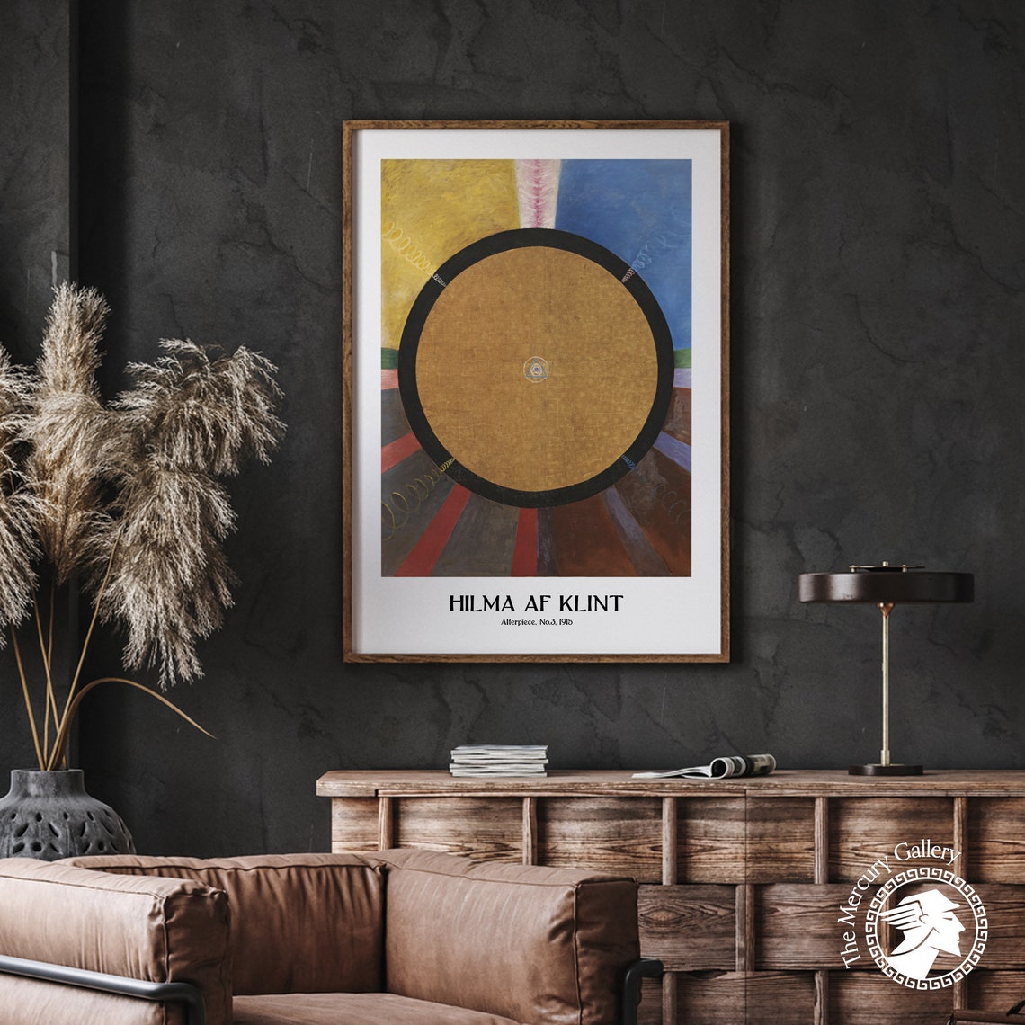 Hilma Af Klint Poster Abstract Colorful Wall Art Scandinavian Room Decor Housewarming Wall Art - Image 3