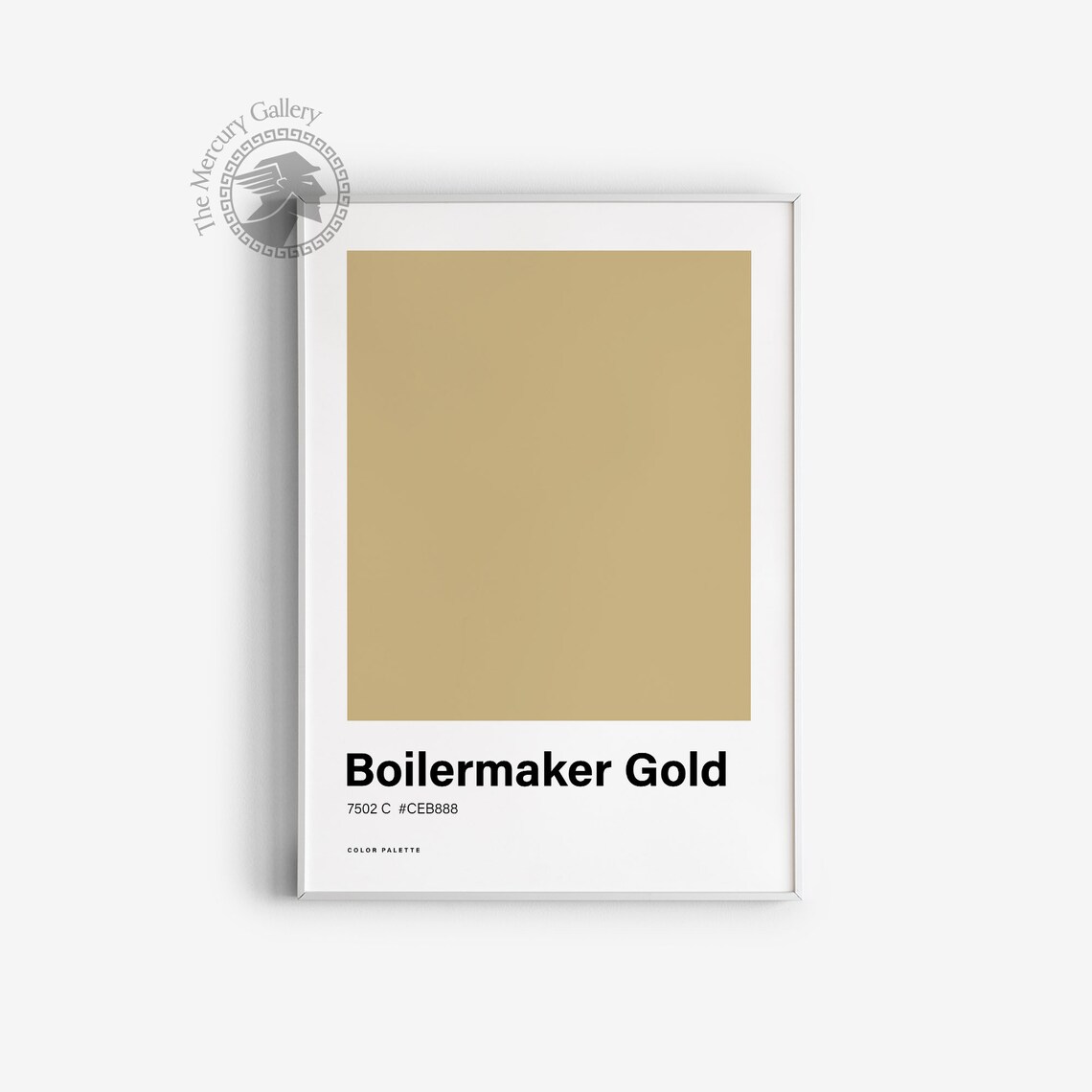 Boilermaker Gold Color Poster Print Great Color Scheme Trending Colour Print Nordic Poster Art Complementary Wall Poster - Image 3