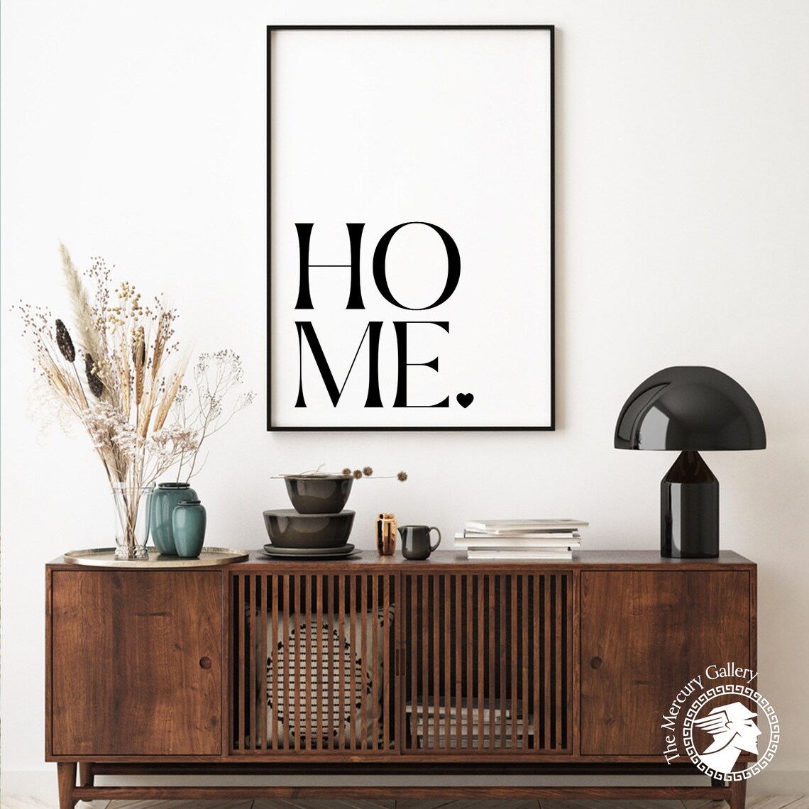 Home Typography Black White Minimalist Serif Quote Entryway Wall Art Poster - Image 6