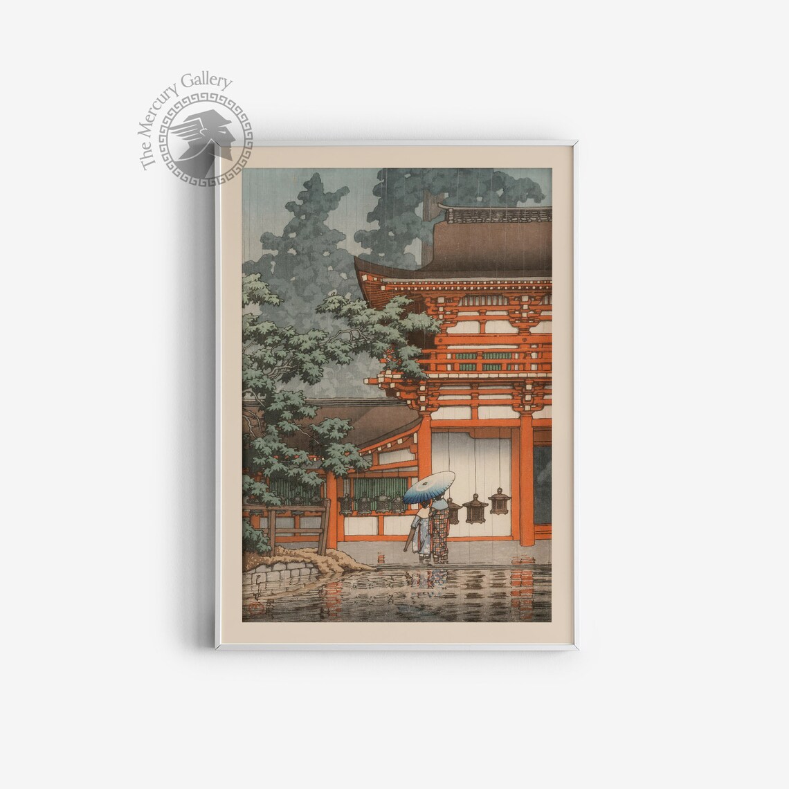 Kasuga Shrine in Nara, Vintage Travel Poster - Image 2