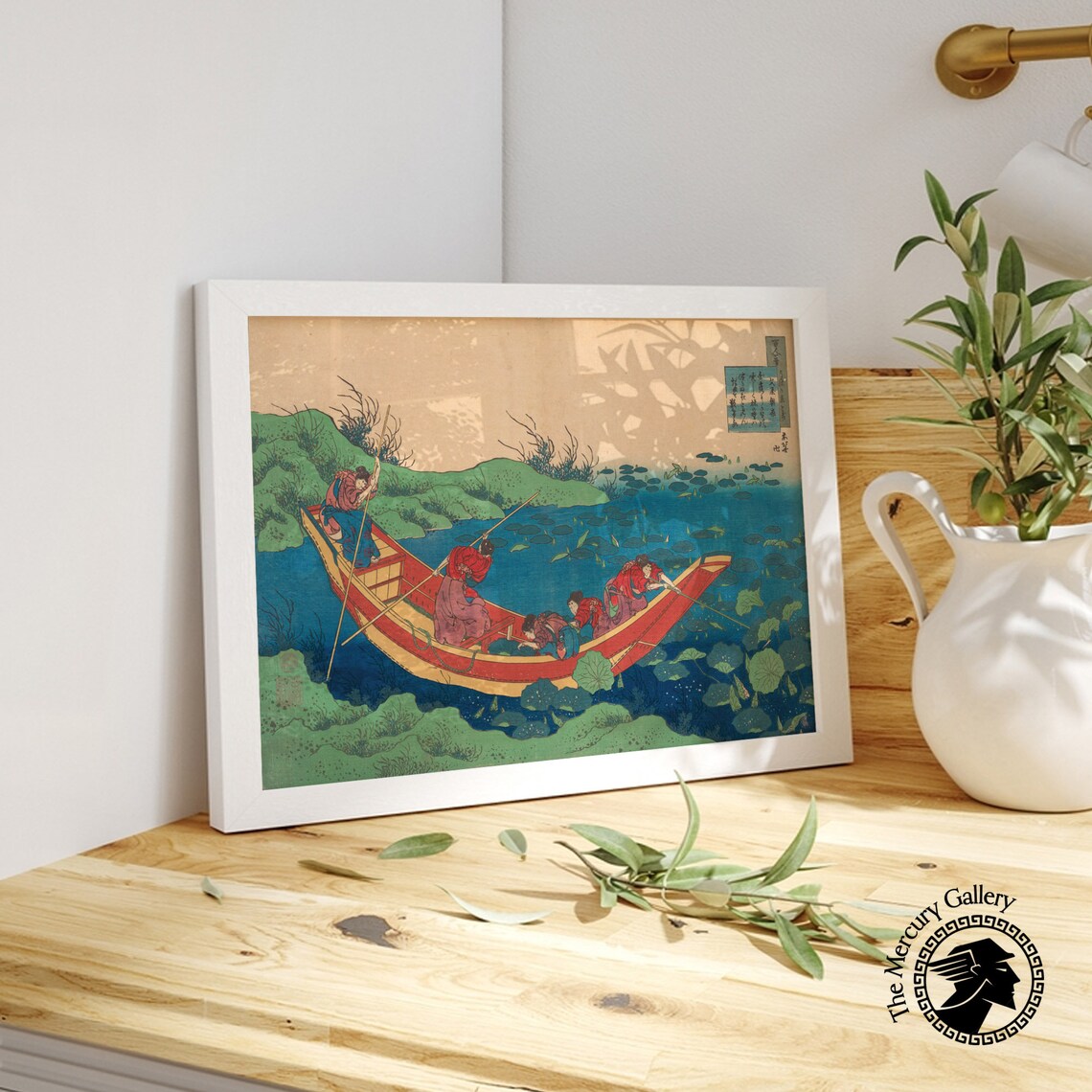 Hokusai Japanese Woodblock Print, Vintage Ukiyo-E Art - Image 2