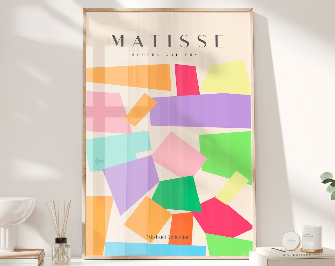 Matisse Exhibition Art Print, Henri Matisse Tribute