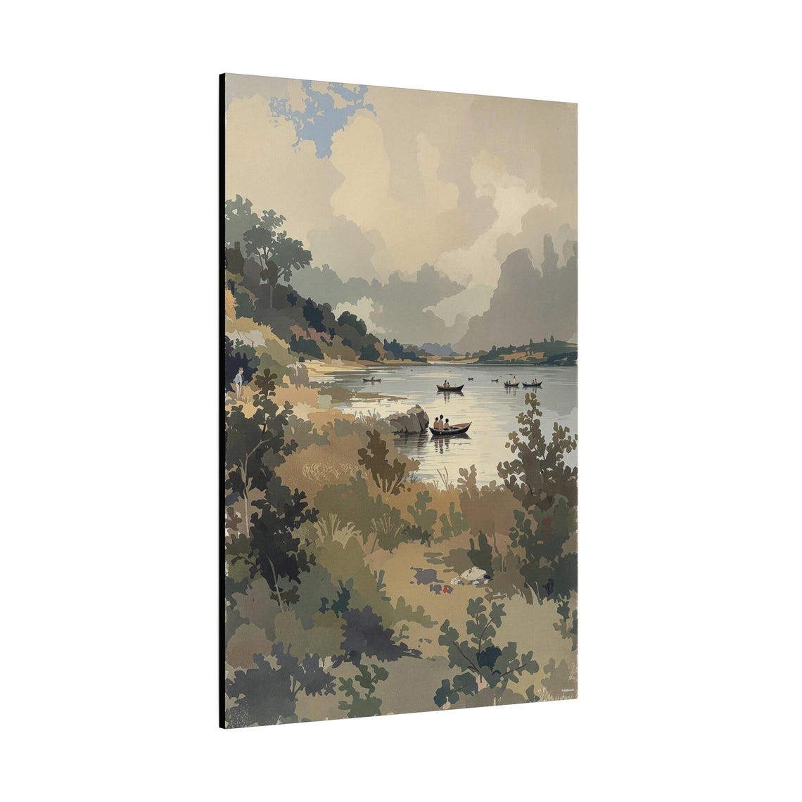 Peaceful Day On The Lake Art - Image 2