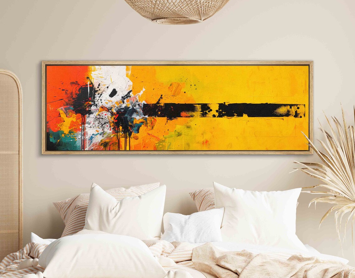 Abstract Geometric Wall Art, Panoramic Art Print - Image 4