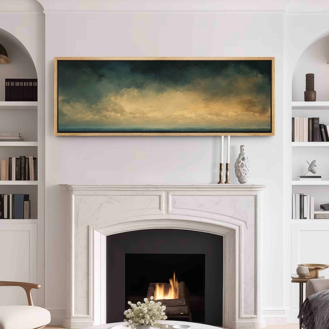 Moody Seascape Art Print, Modern Wall Decor - Image 3