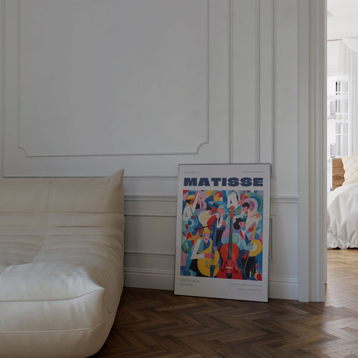 Matisse Papiers Decoupes Black White Organic Cutout Art Poster - Image 3