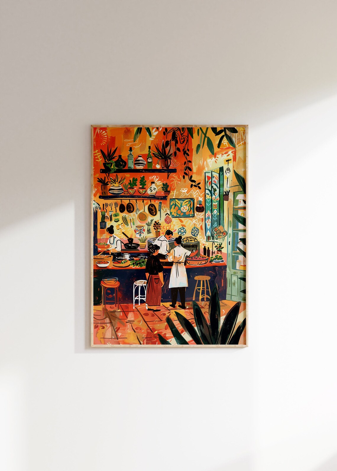 Henri Matisse-Inspired Retro Wall Art Print