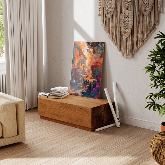 Henri Matisse Inspired Print With Frame Colorful Matisse Poster Matisse Art Print Living Room Retro Wall Art Exhibition Gallery Wall