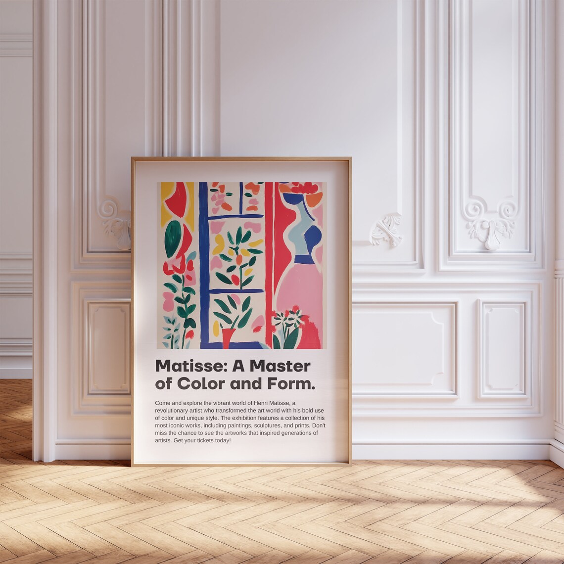 Henri Matisse Exhibition Floral Abstract Colorful Gallery Poster - Image 4