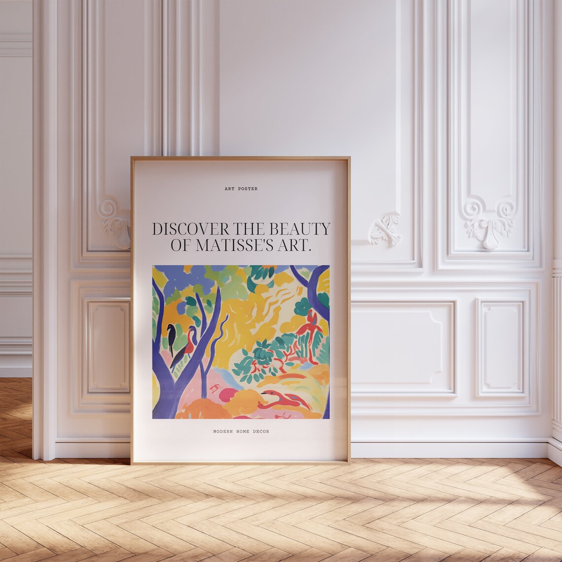Henri Matisse Colorful Jungle Birds Modern Exhibition Poster - Image 5