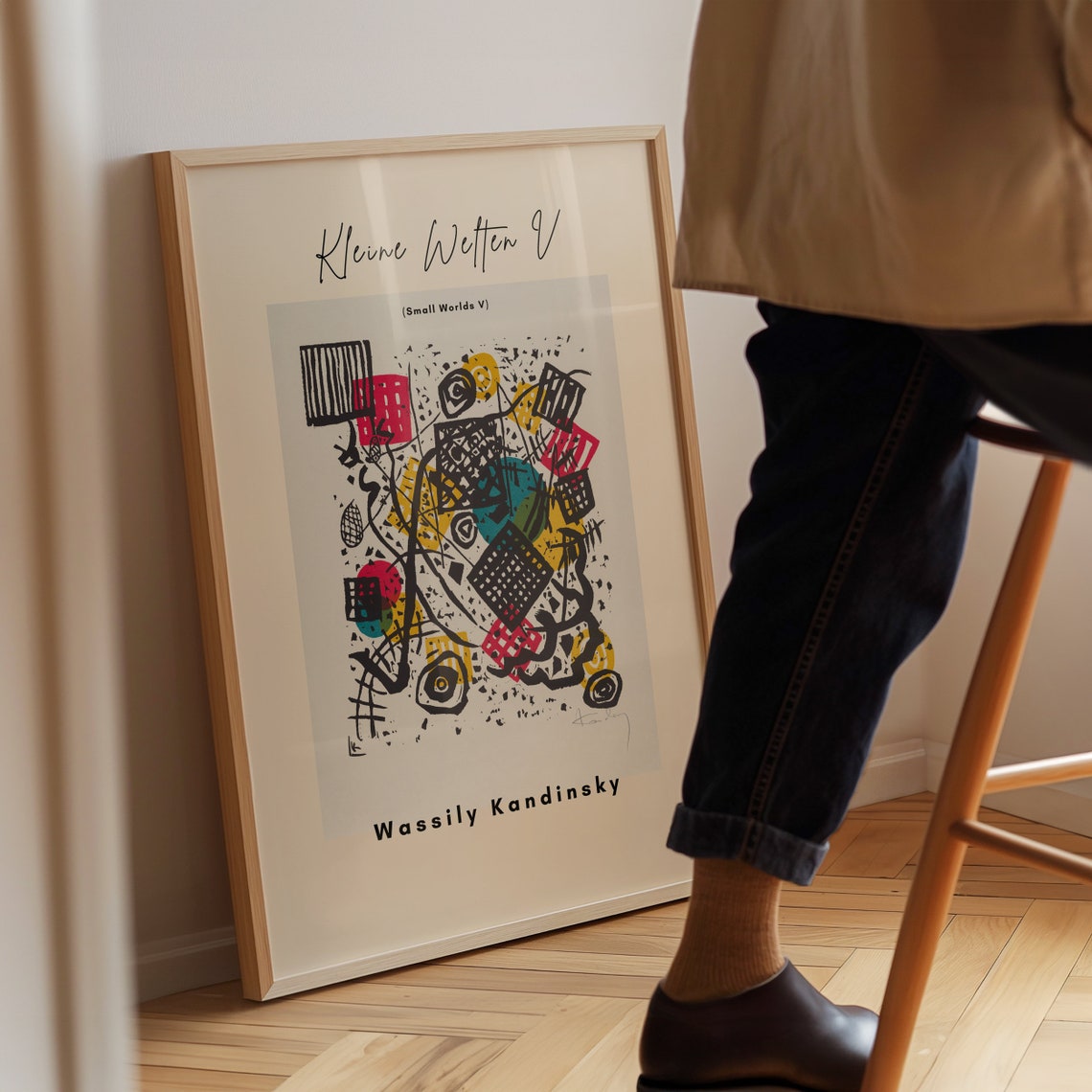 Wassily Kandinsky Kleine Welten V Small Worlds Color Art Poster - Image 2