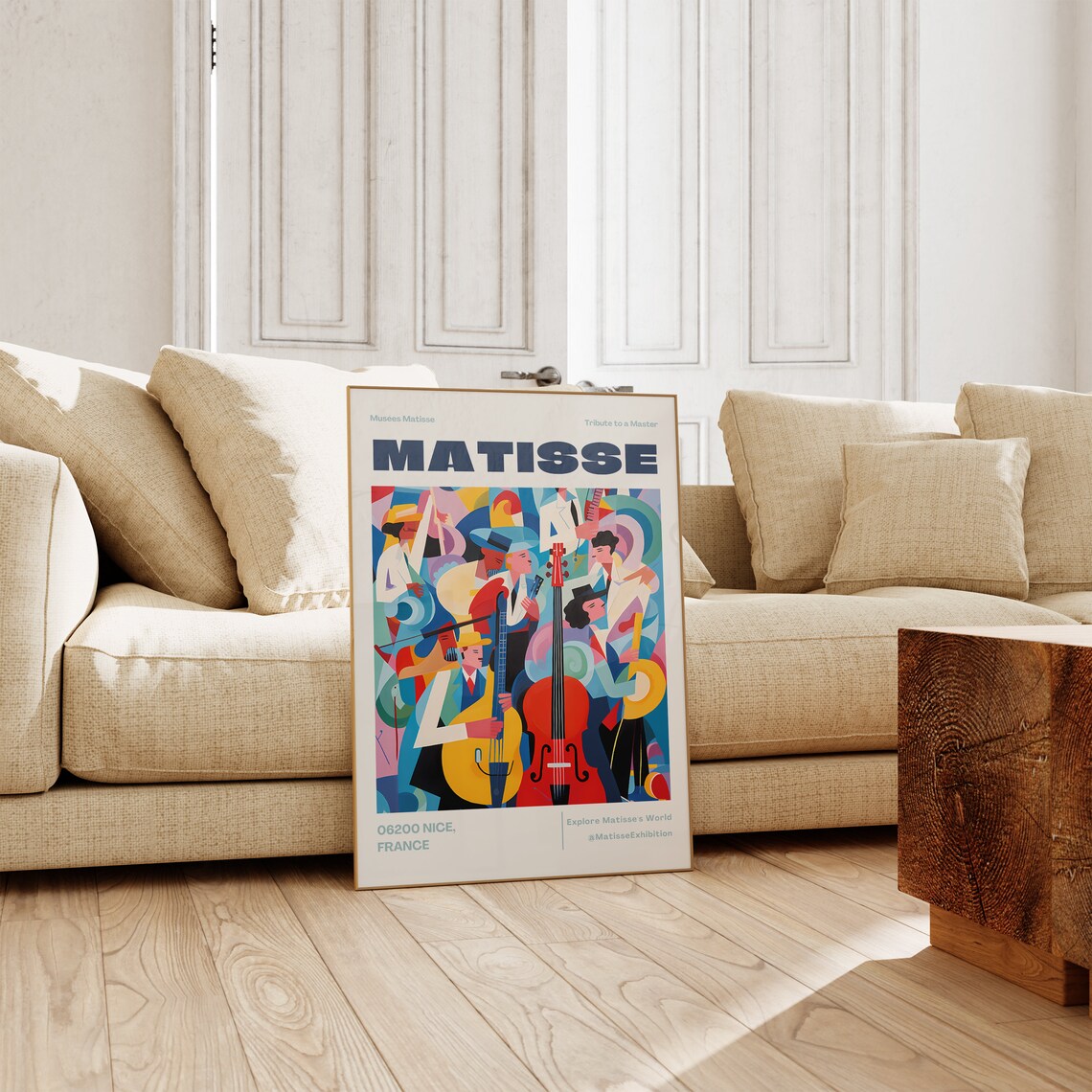 Matisse Papiers Decoupes Black White Organic Cutout Art Poster - Image 4