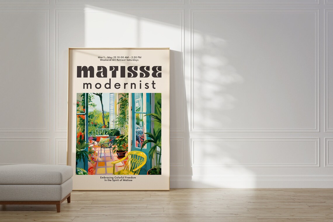 Henri Matisse Aesthetic Exhibition Wall Art Print
