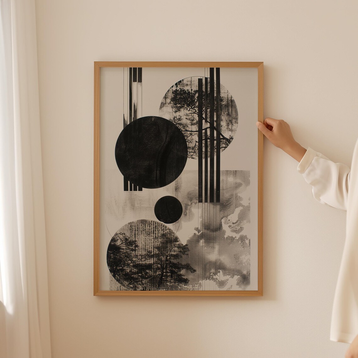 Japanese Zen Wabi Sabi Art Print, Vintage Nature