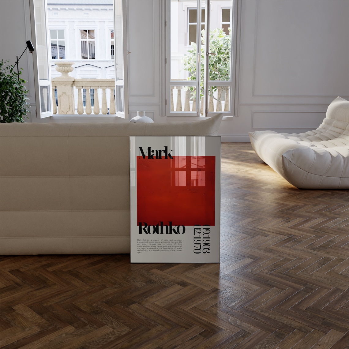 Mark Rothko Birthday Gift Idea Art Print - Image 2