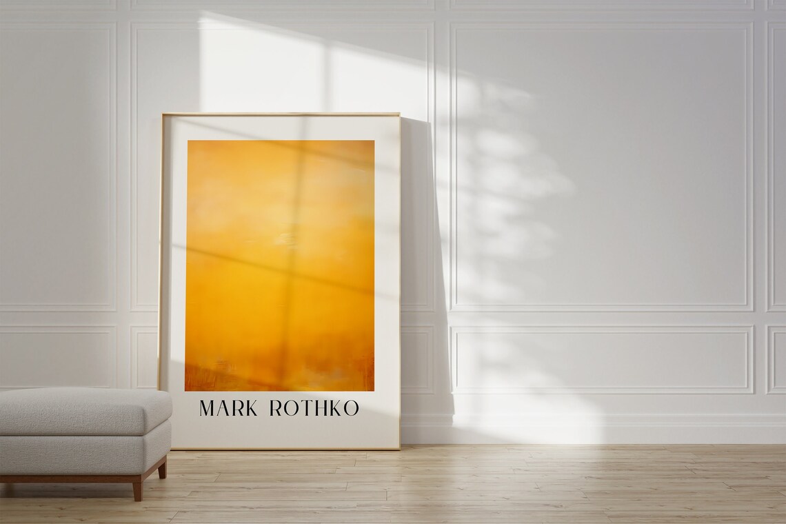 Mark Rothko Exhibition Museum Poster Print