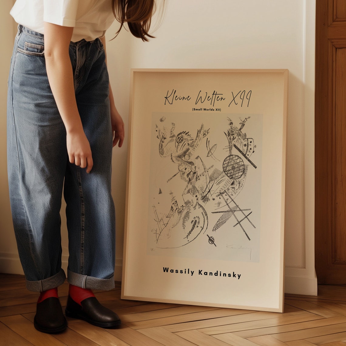 Wassily Kandinsky Kleine Welten XII Small Worlds Line Poster - Image 4