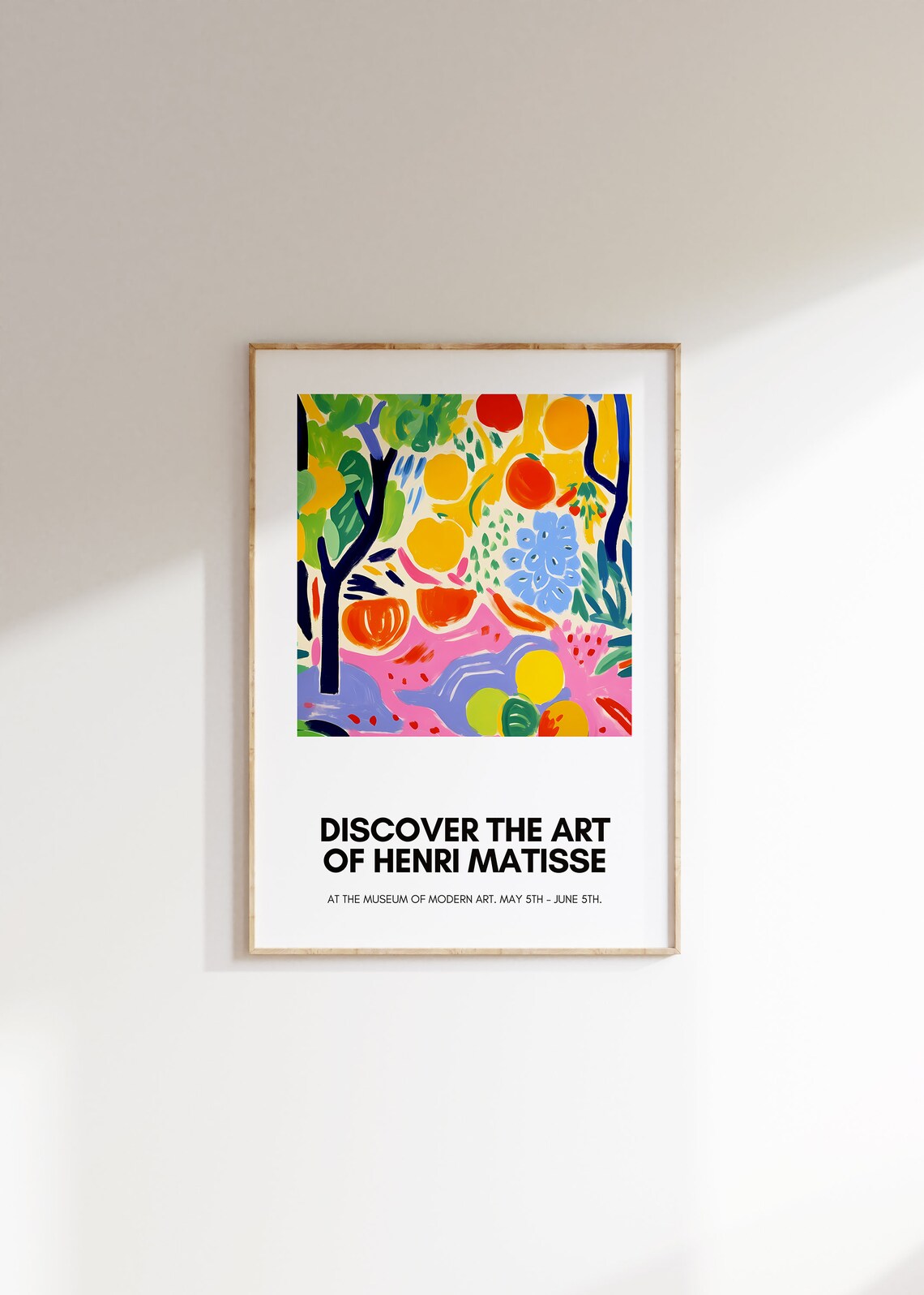Henri Matisse Museum of Modern Art Fauvist Orchard Exhibition Poster