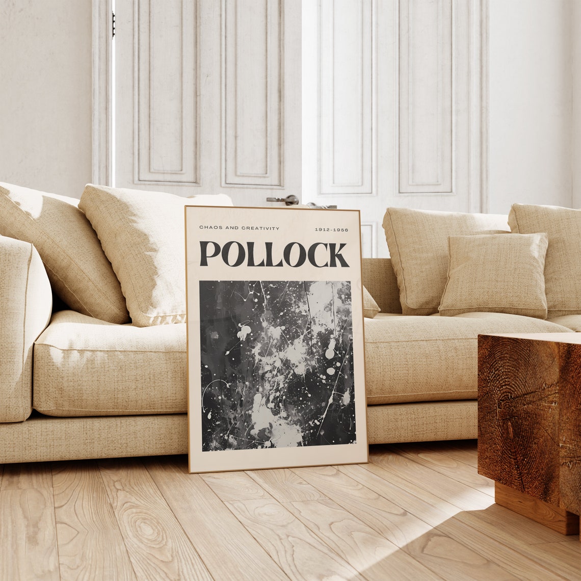 Jackson Pollock Chaos and Creativity 1912-1956 Splatter Art Poster - Image 3