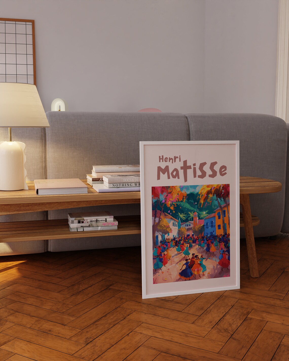 Henri Matisse Town Square Dancers Festival Village Art Poster - Image 3