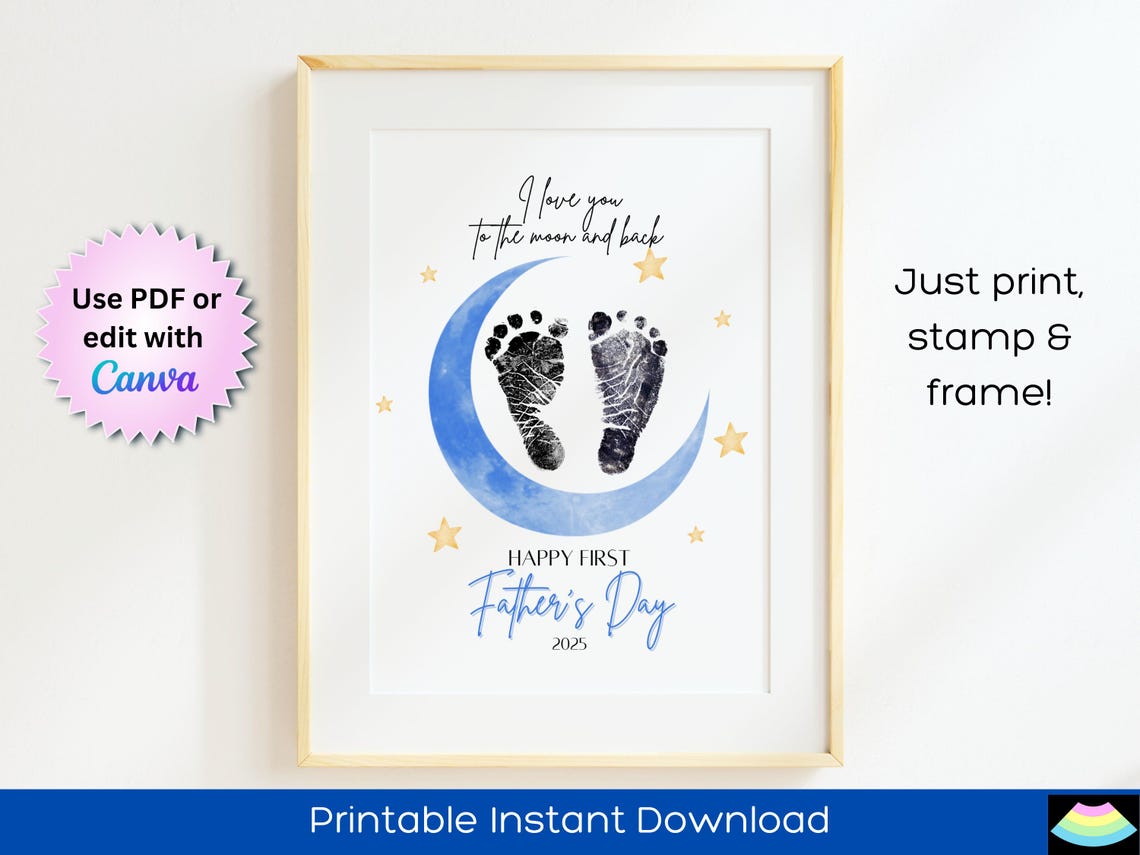 I Love You To The Moon And Back, Fathers Day Gift - Image 4